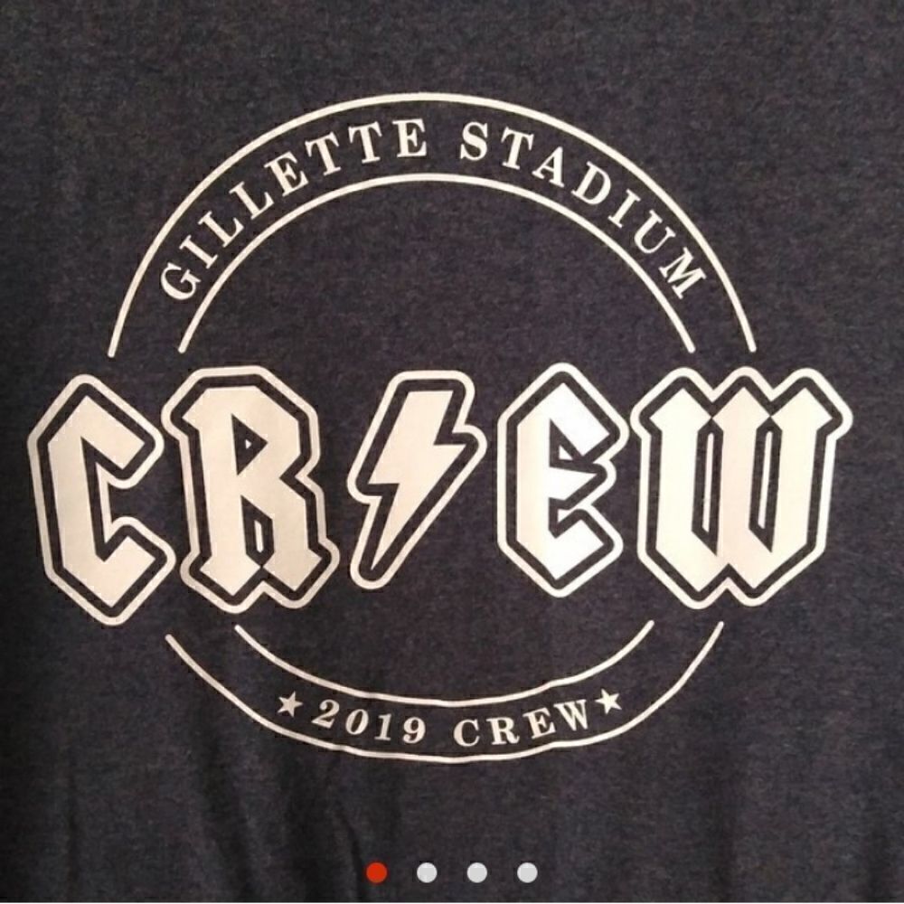 Rare, New England Patriots, Gillette Stadium Crew Shirt